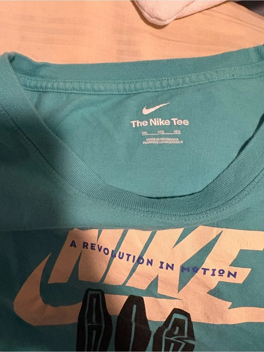 Nike Turquoise Graphic Logo Tee